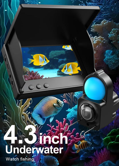 Portable Fish Depth Finder 4.3" LCD